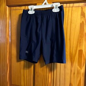 Women’s size Small bike/yoga shorts in blue by Under Armour